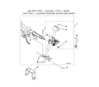 Roper RGD4440VQ2 w10336852 burner assembly diagram