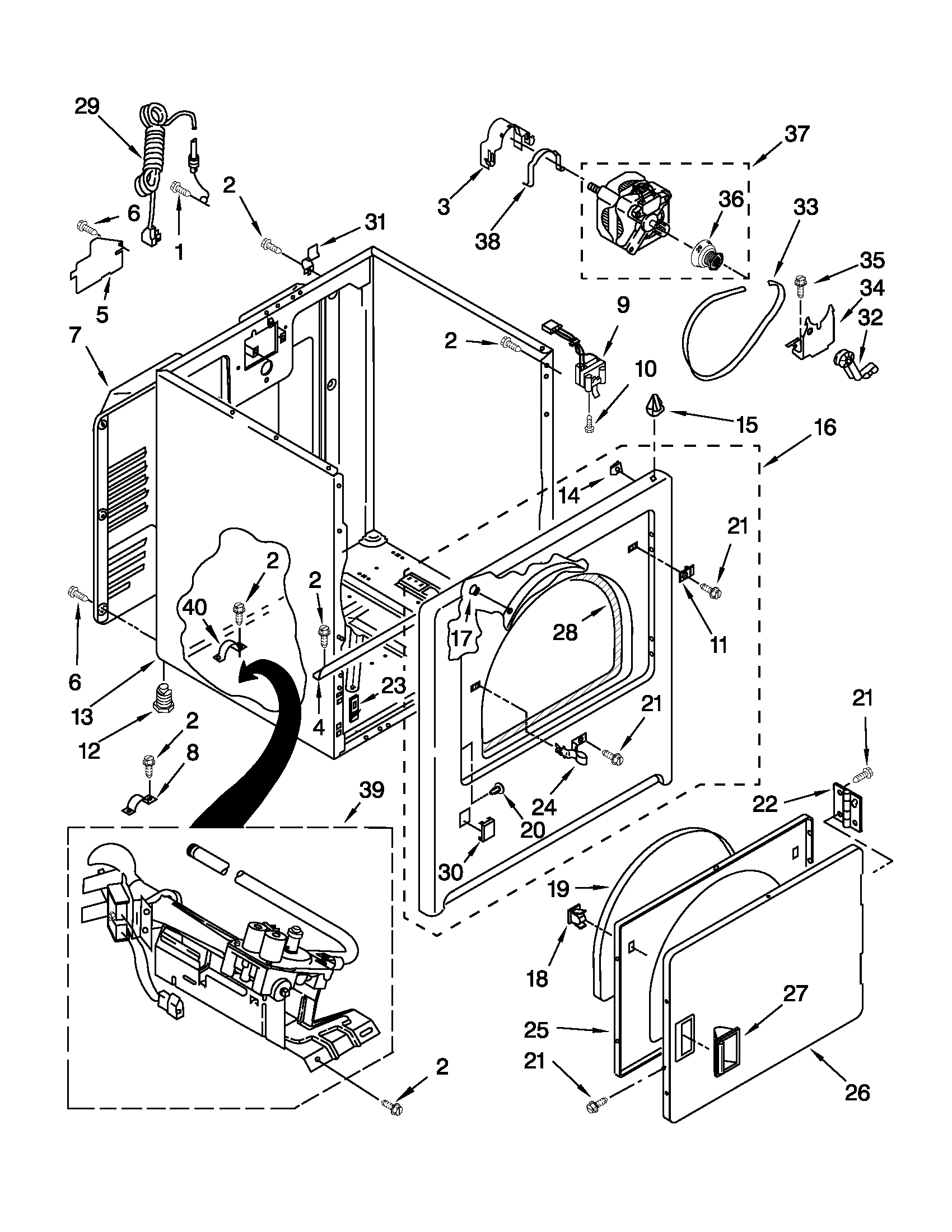 Cabinet parts
