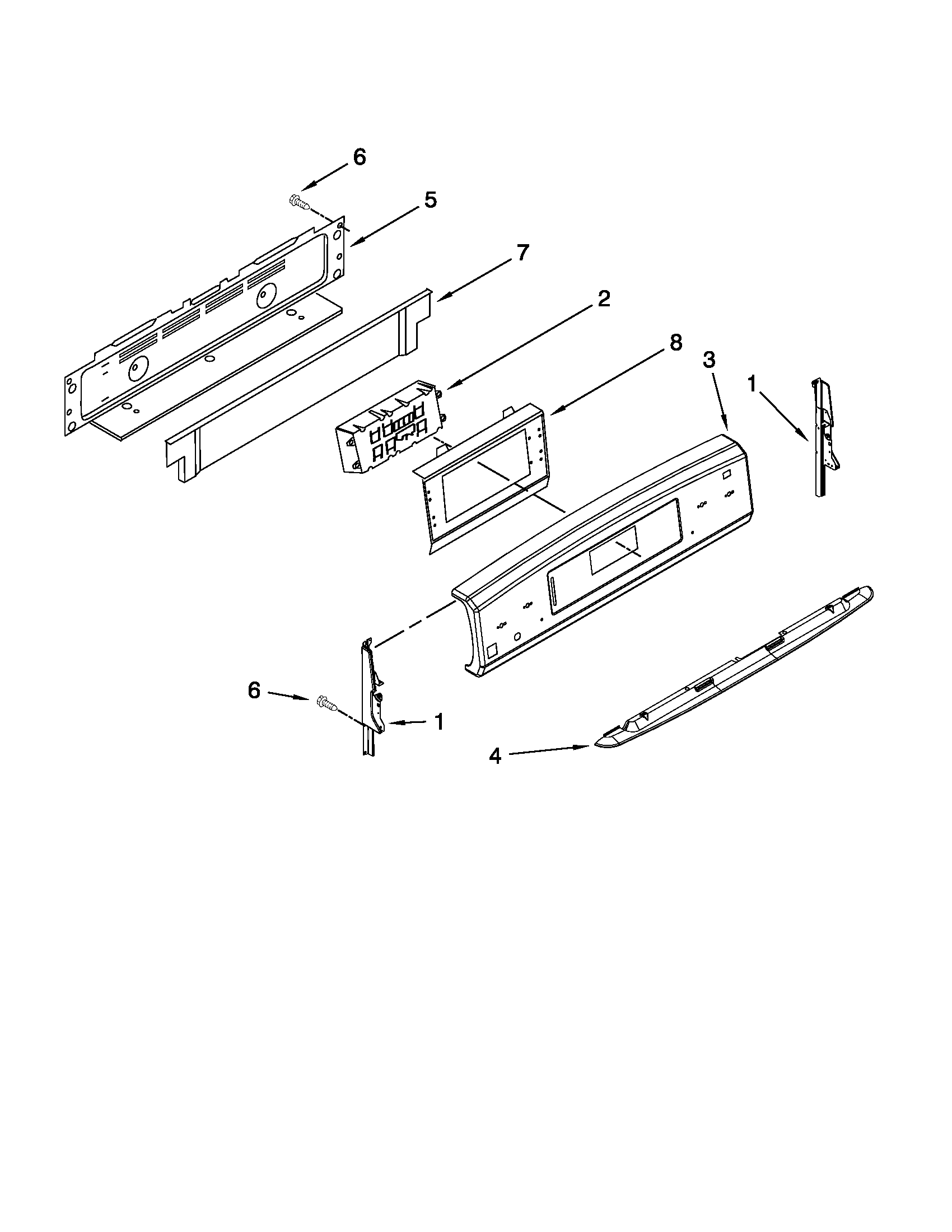 Control panel parts