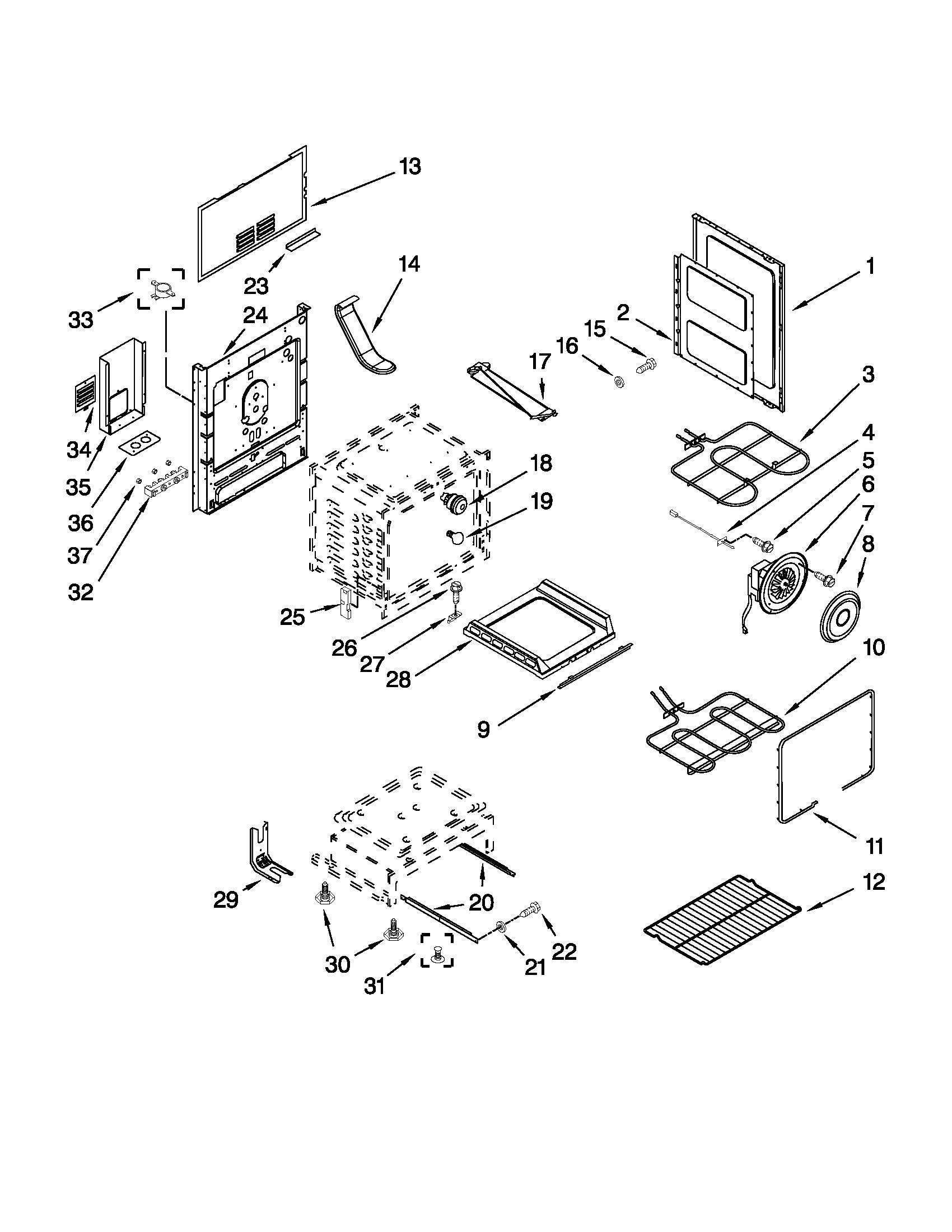 Oven parts