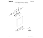 Maytag MDB4630AWS2 door and panel parts diagram