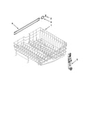 Upper rack and track parts