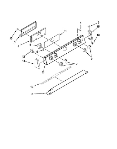 Control panel parts