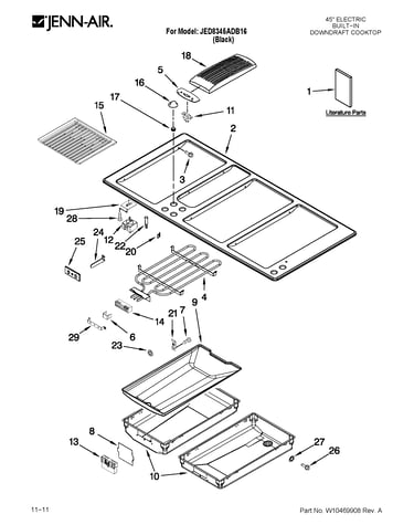 Cooktop parts