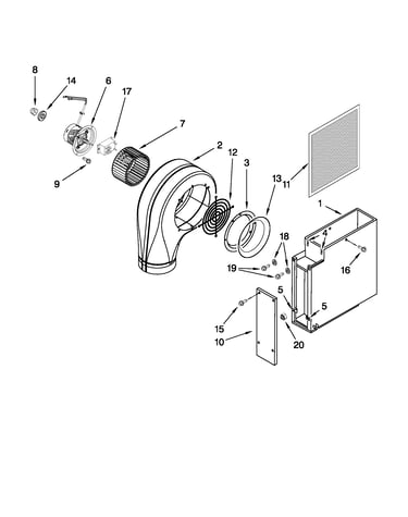 Blower unit parts