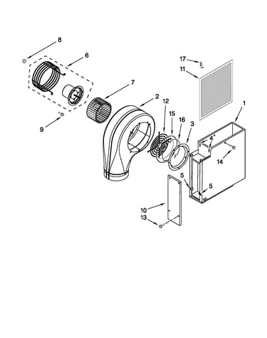 Blower unit parts