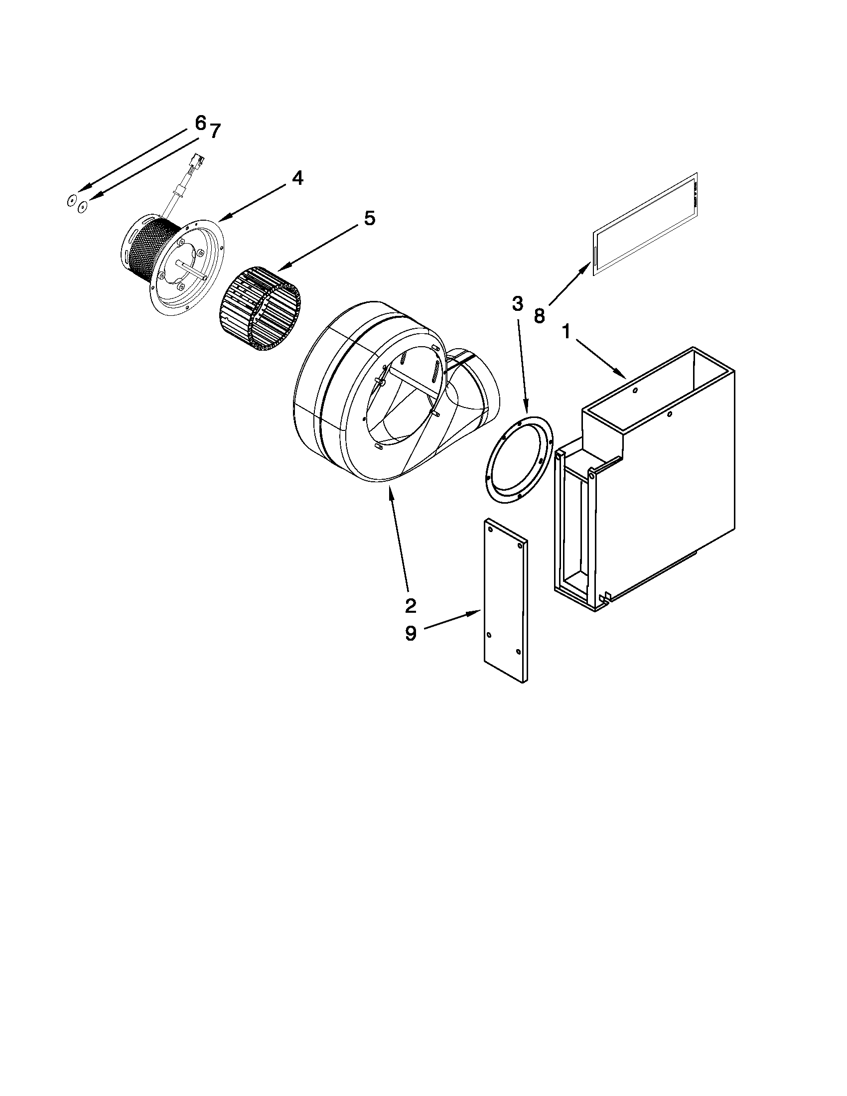 Blower unit parts