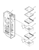 Freezer liner parts