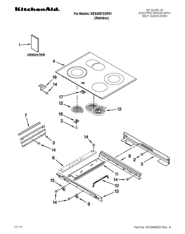 Cooktop parts