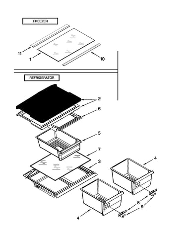 Shelf parts