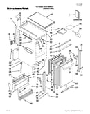 Cabinet liner and door parts