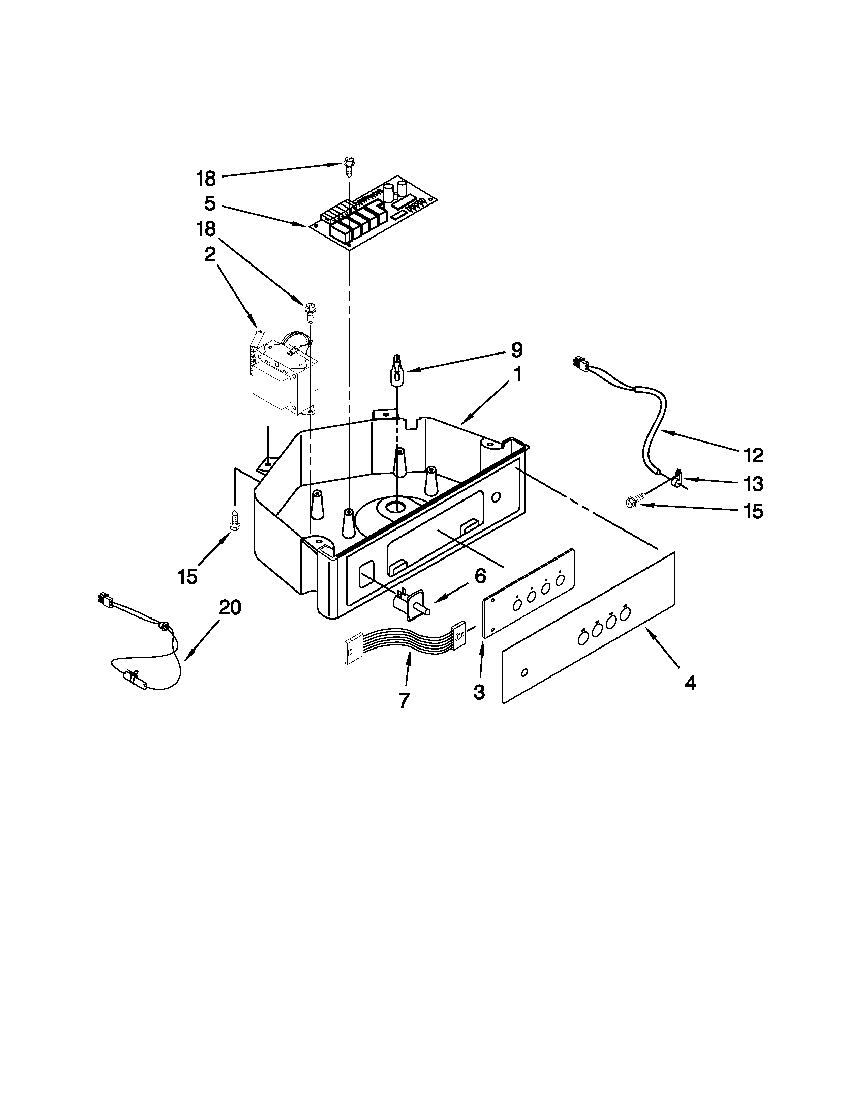 Control panel parts