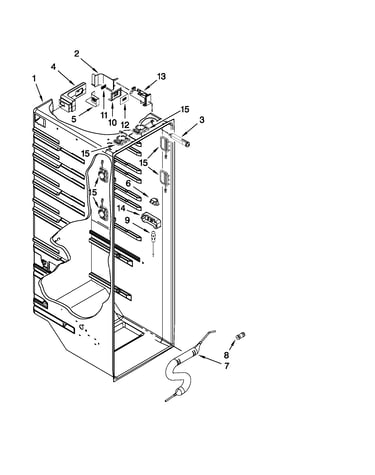 Refrigerator liner parts