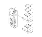 KitchenAid KSC23C9EYY02 freezer liner parts diagram