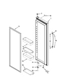 Refrigerator door parts
