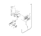 KitchenAid KSC23C9EYW02 dispenser front parts diagram
