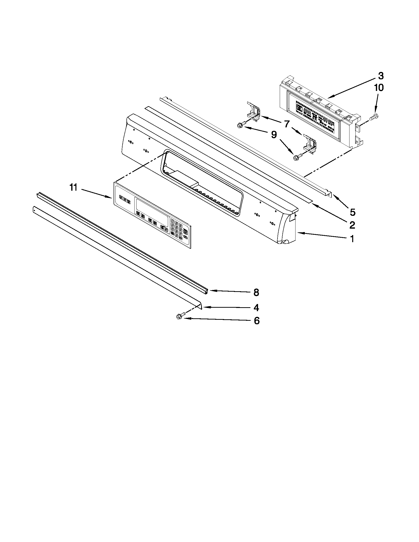 Control panel parts