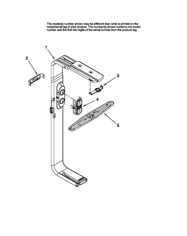 Upper wash and rinse parts