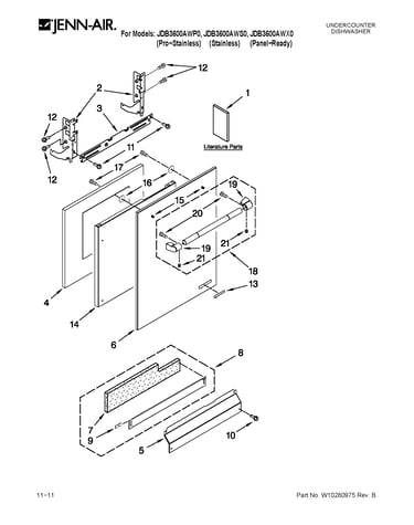 Door and panel parts