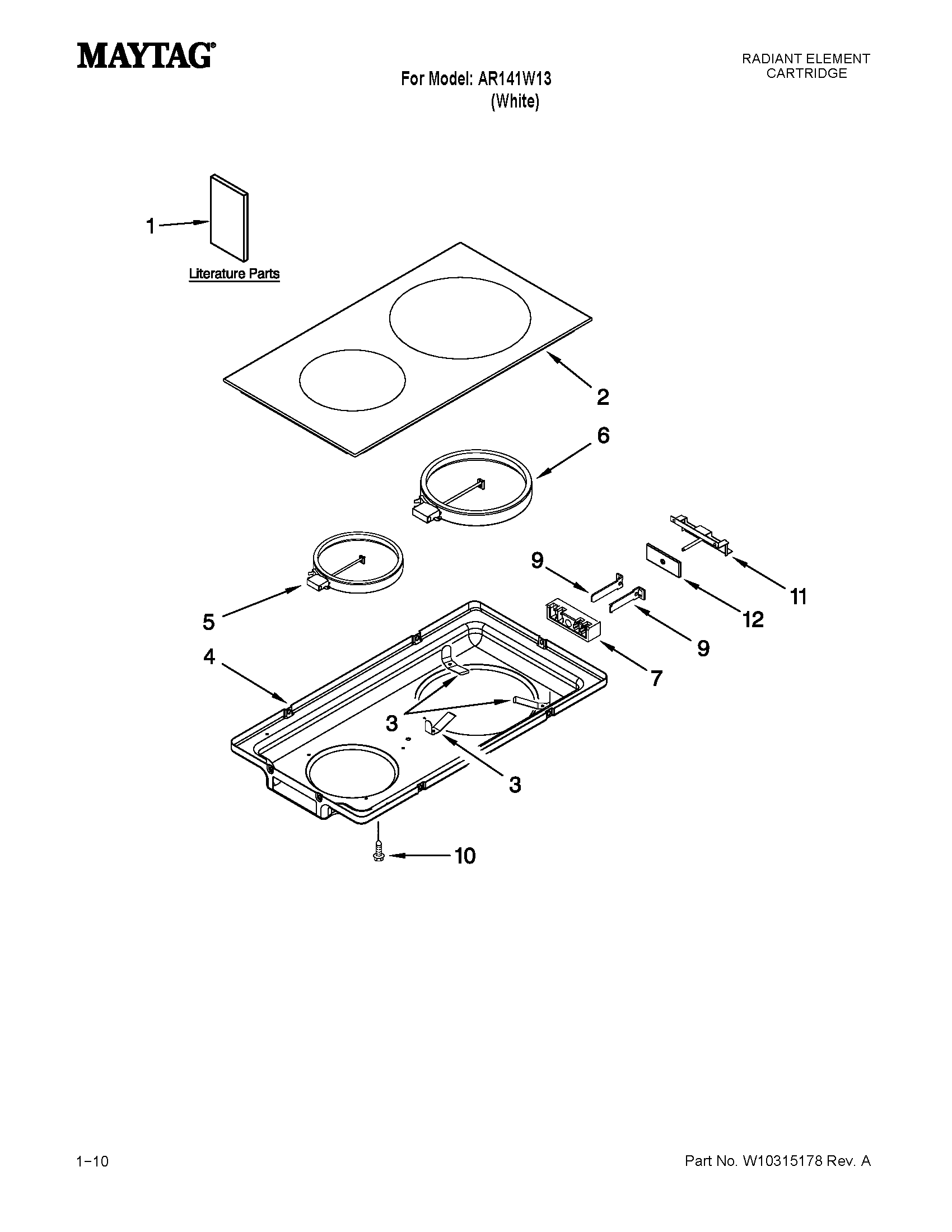 Glass cartridge
