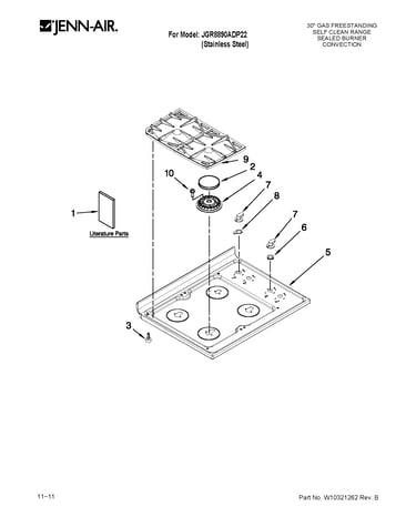 Cooktop parts