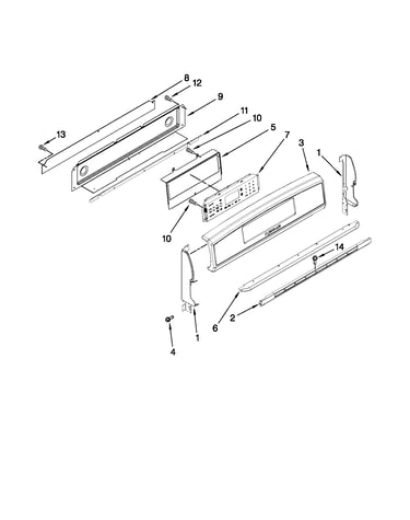 Control panel parts