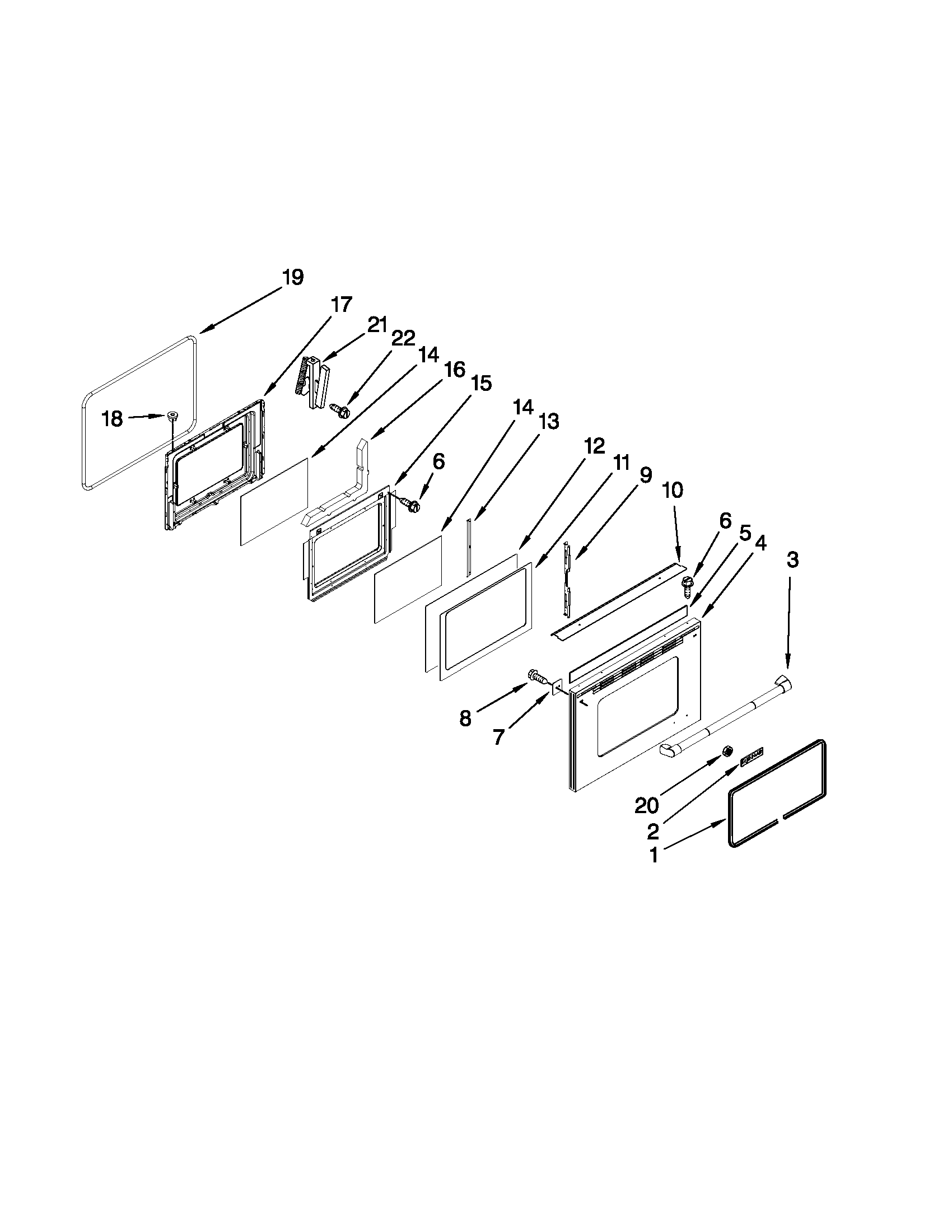 Lower door parts