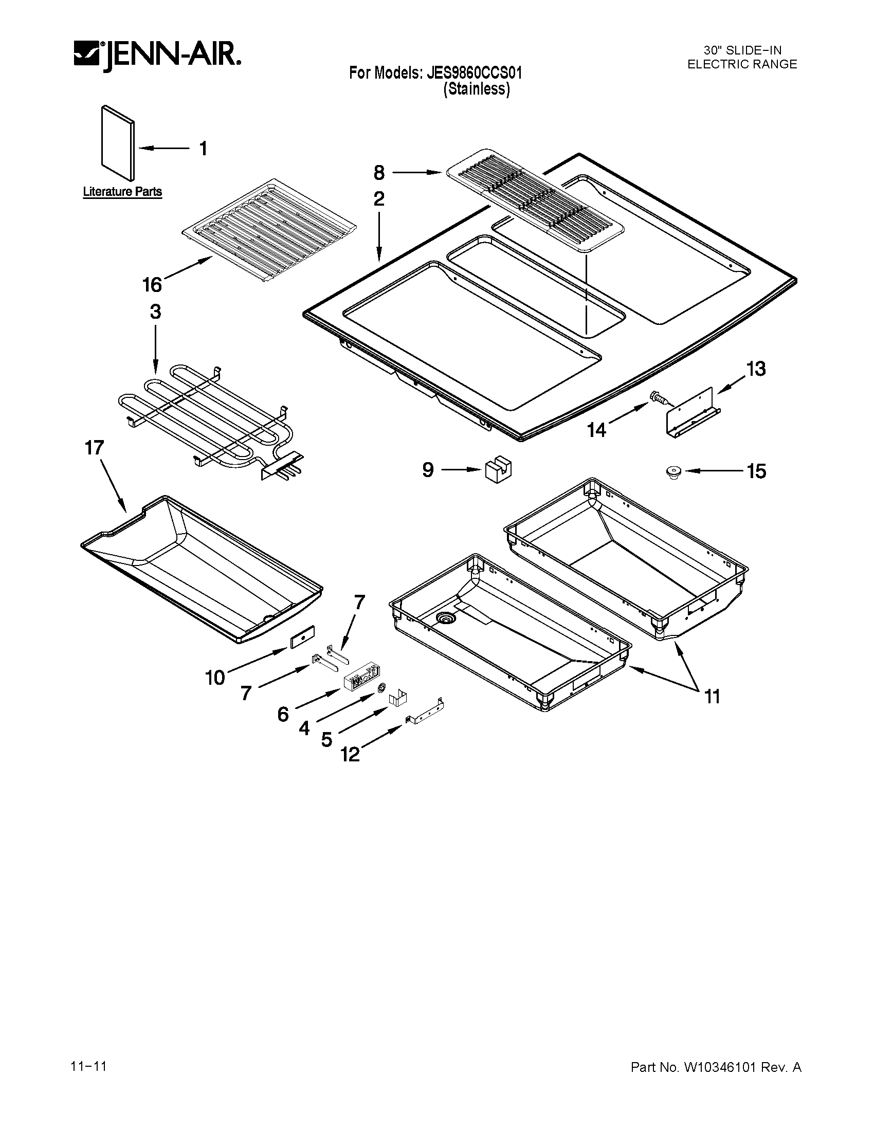 Cooktop parts