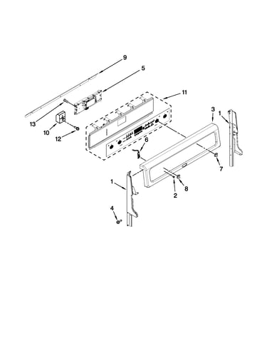 Control panel parts