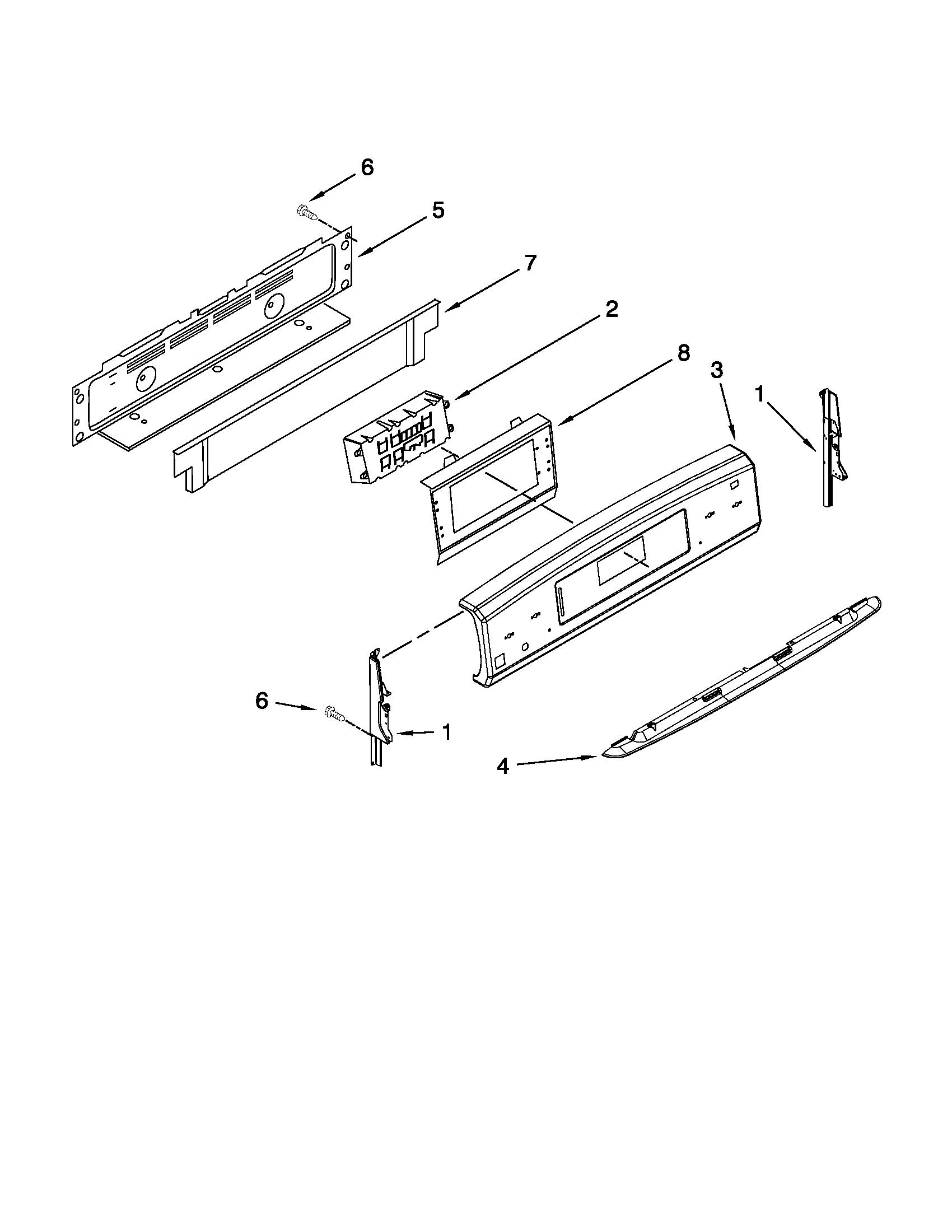 Control panel parts