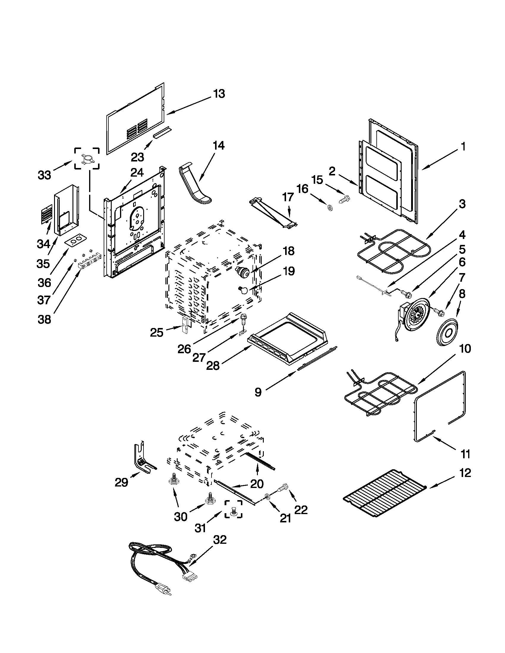 OVEN PARTS