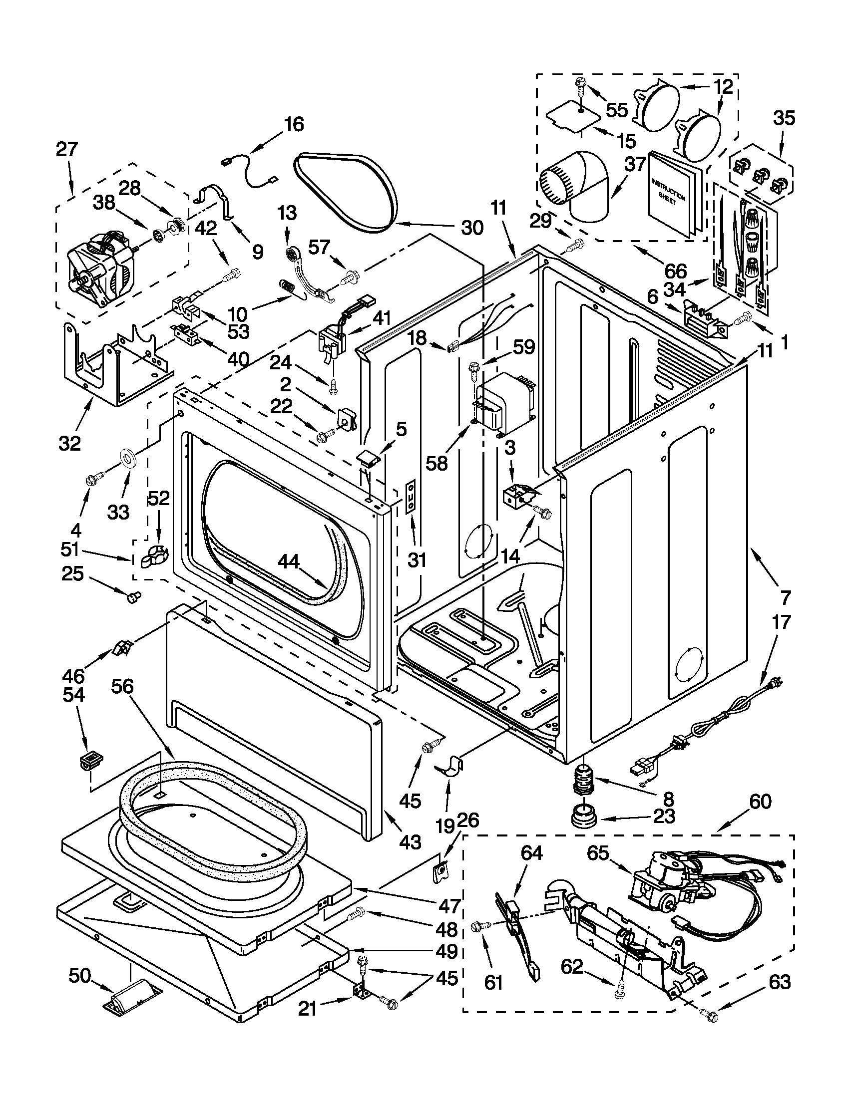 Cabinet parts