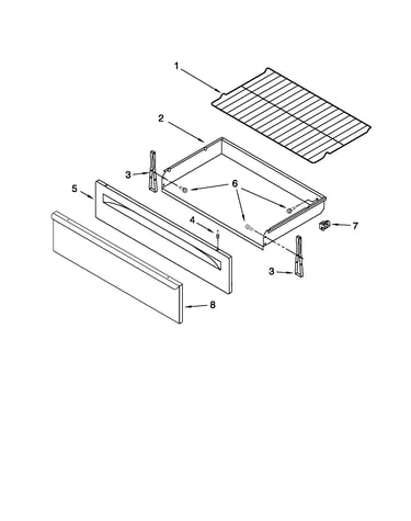 Drawer & broiler parts