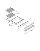 Drawer and rack parts