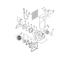 Jenn-Air JES9750CAW01 blower assembly parts diagram