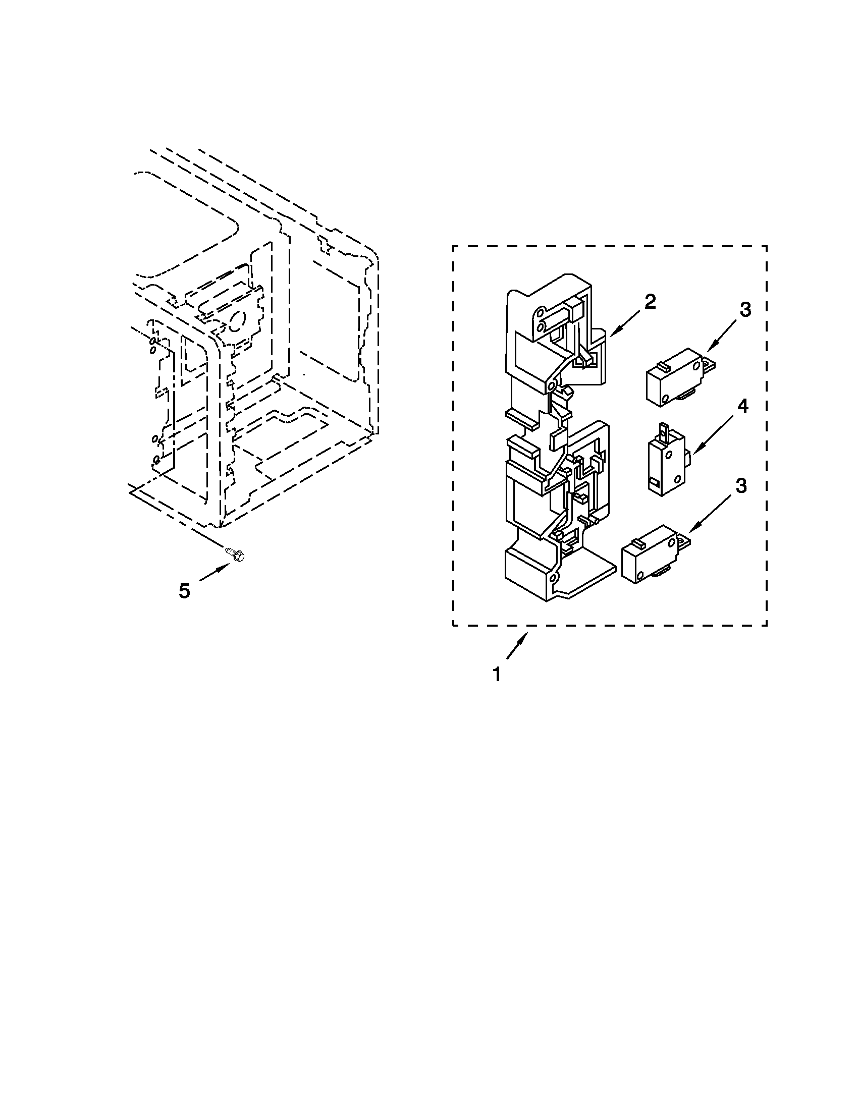 Latch board parts