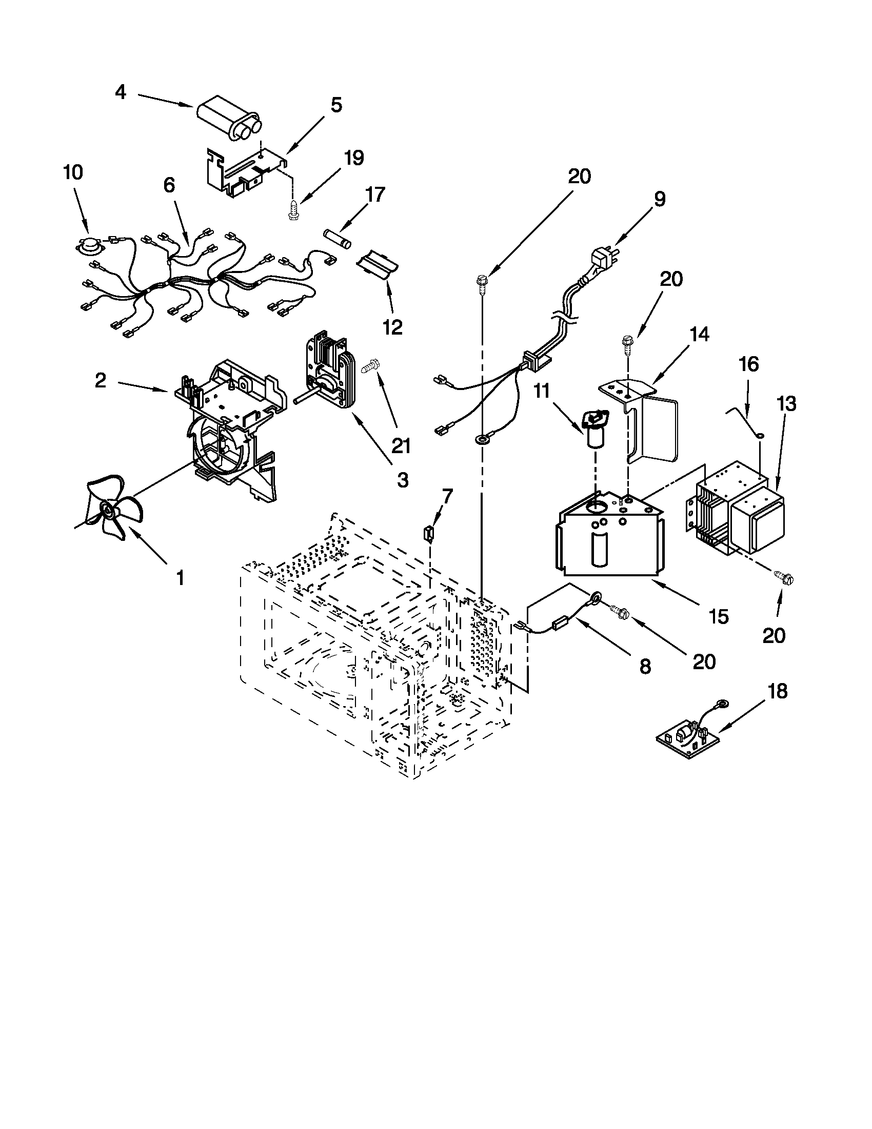 OVEN INTERIOR PARTS