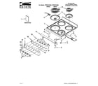 Estate TEP222VAB0 cooktop parts diagram