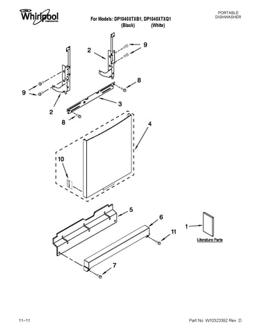 Door and panel parts