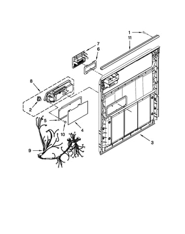 Inner door parts