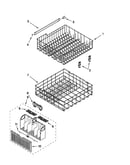 Upper and lower rack and track parts