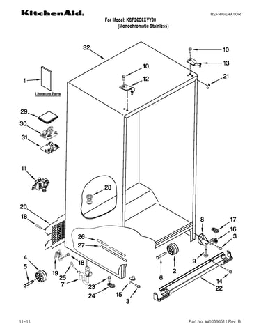 Cabinet parts