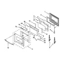 Oven door parts