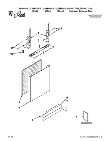 Door and panel parts