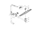 Whirlpool DU1055XTVTA upper wash and rinse parts diagram
