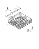 Upper rack and track parts