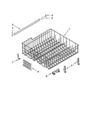 Upper rack and track parts