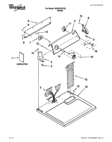 Top and console parts