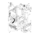 Whirlpool WGD4700YQ1 cabinet parts diagram