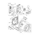 Whirlpool WGD4700YQ1 bulkhead parts diagram